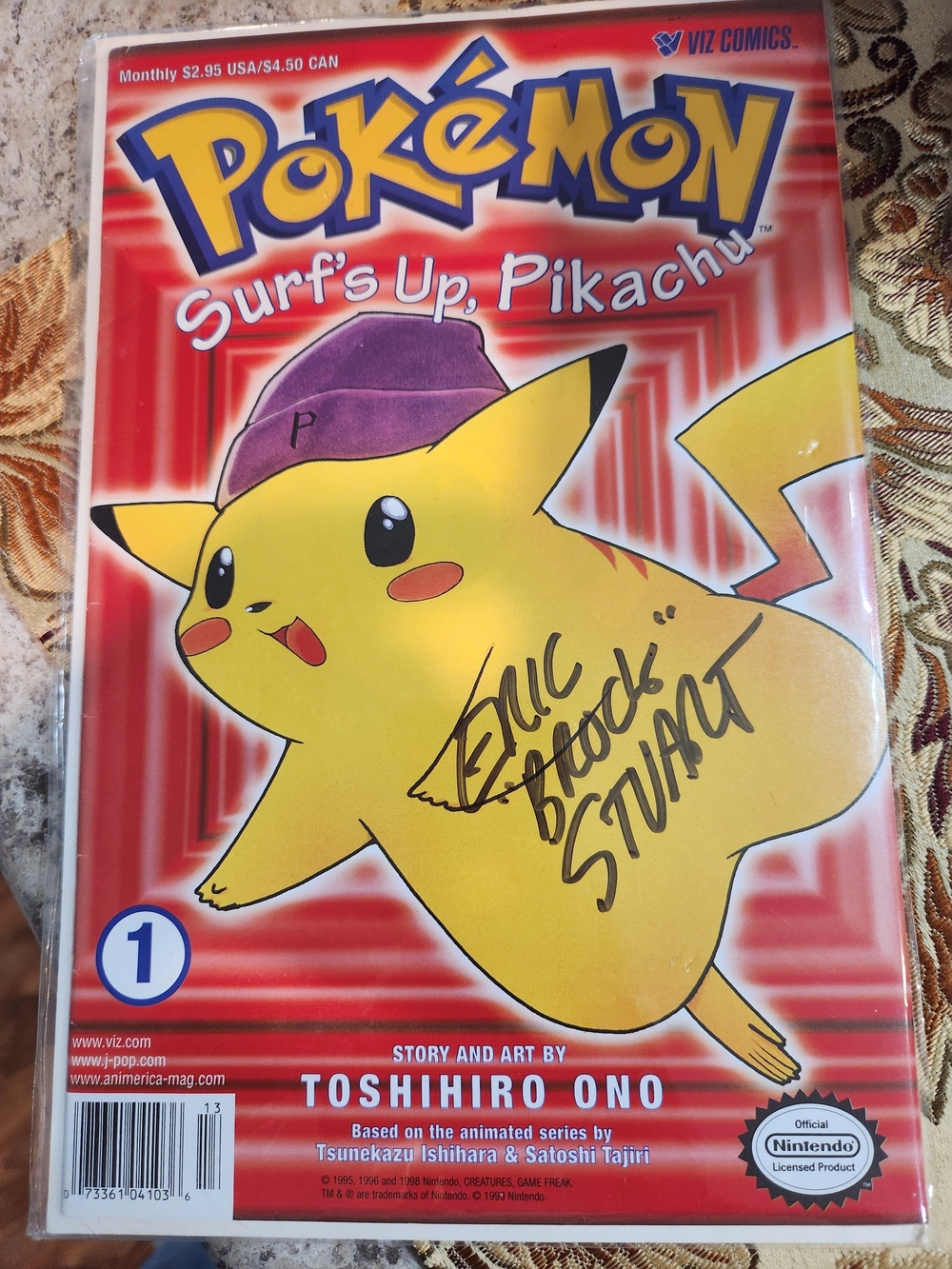 Pokémon: Surf's Up, Pikachu Comic - Yellow & Purple